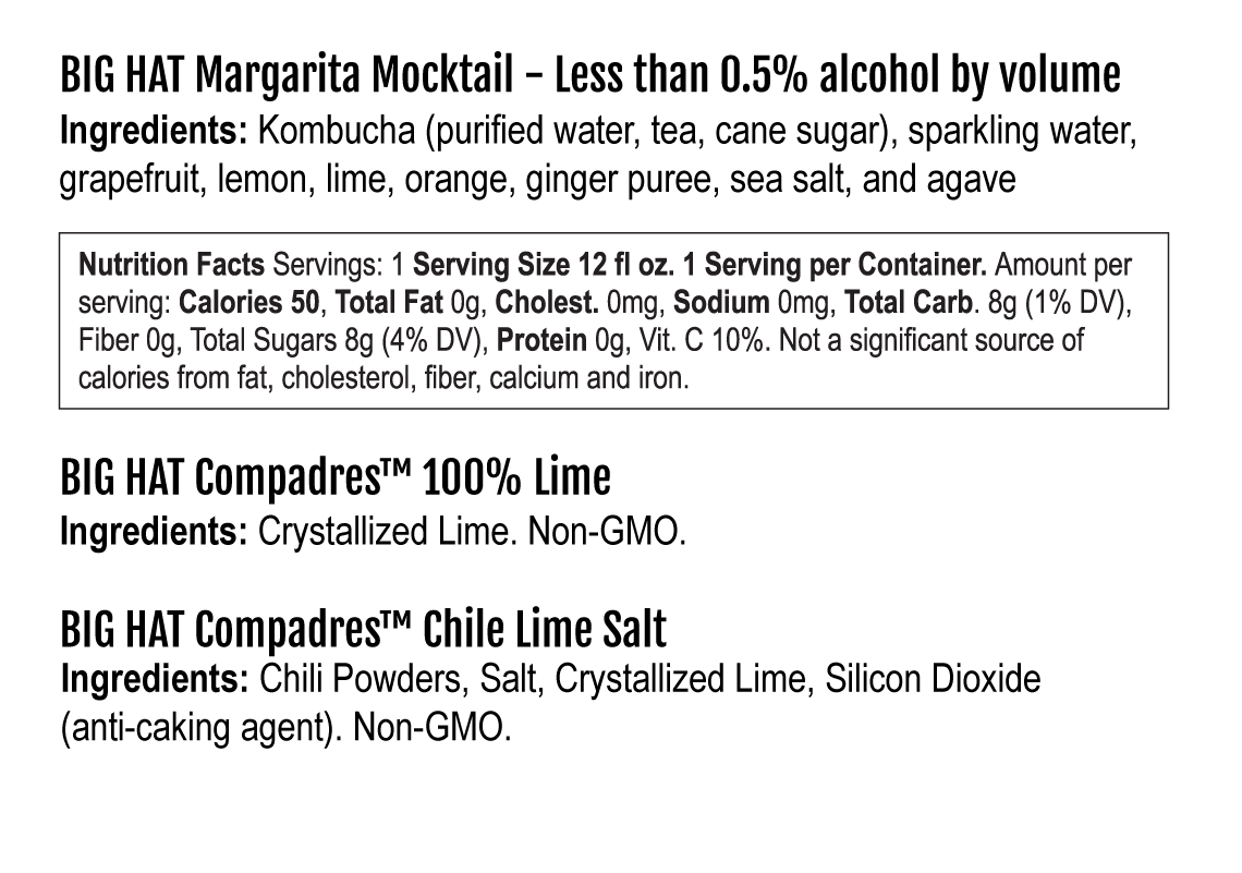 BIG HAT MARGARITA MOCKTAIL