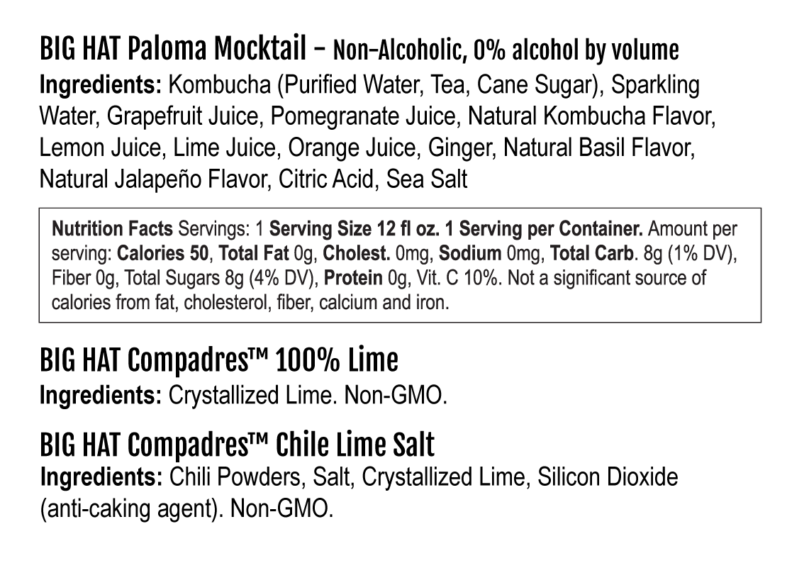 BIG HAT PALOMA MOCKTAIL