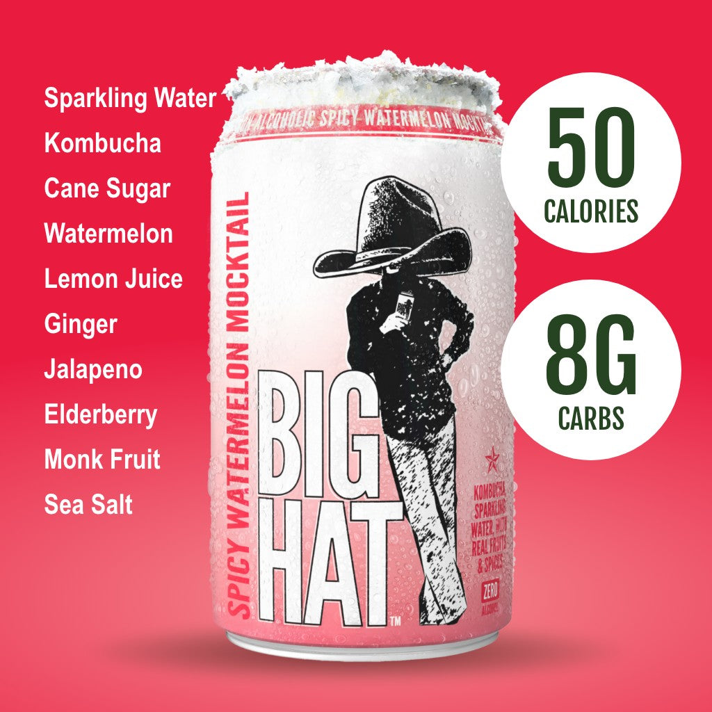 BIG HAT SPICY WATERMELON MOCKTAIL